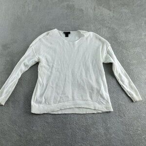 Lane Bryant Womens Cotton Pullover Sweater Size 18/20 White 5545